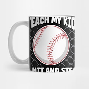 Hit And Steal Baseball Mug